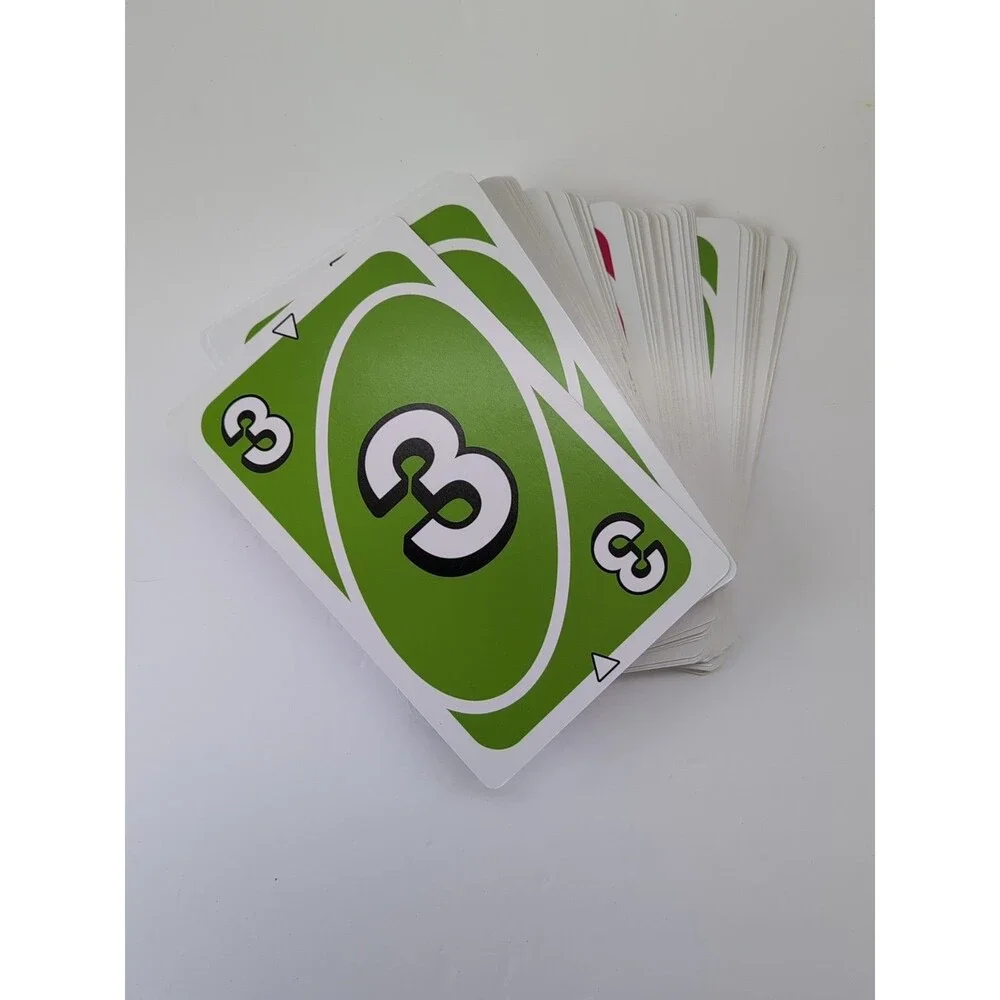 Giant Jumbo UNO Cards Game Mattel Oversized Playing Card Family Party Game
